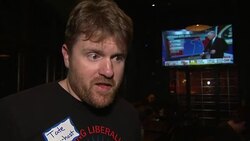 Interview with Clinton supporter as election night unfolds News Clip