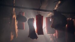 Smoked Pork Meat in FullHD. Stock Footage