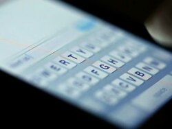 Text Messaging Stock Footage