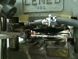 Vinyl record production Stock Footage