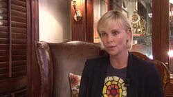 CLEAN : South Africa: Charlize Theron champions HIV prevention News Clip