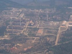 Nickel Processing Plants in Moa, Holguin Province, Cuba Stock Footage