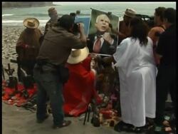 As the race for the White House enters the home stretch, senator Barack Obama can rest assured he has locked up at least one demographic - Peruvian faith-healers or shamans News Clip