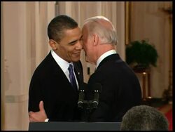 Obama signs healthcare bill into law; AUDIO of Biden expletive Instructional Video