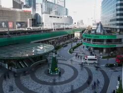 City Traffic Time Lapse Tokyo Ginza Station,Time Lapse. Stock Footage