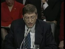 USA: MICROSOFT BOSS QUESTIONED AT SENATE COMMITTEE HEARING (2) News Clip
