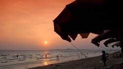 Pattaya Beach Thailand Stock Footage