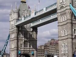 London tower bridge Stock Footage