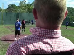 Travis Roy uses wiffle ball tournament to raise mo Stock Footage