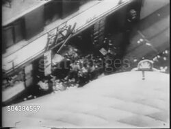 Nazis Retaliate Against Danish Resistance By Bombing And Burning Stores News Clip