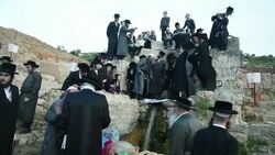 CLEAN : Ultra Orthodox Jews celebrate Passover near Jerusalem News Clip
