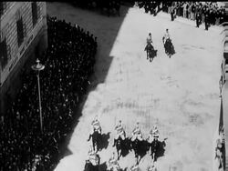 His Majesty Opens Lambeth Bridge News Clip