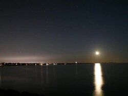 Time Lapse Moonrise Stock Footage