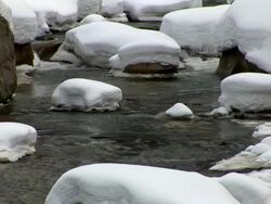 Close Up River in Spring Time Stock Footage