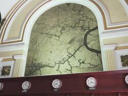 Telephone Booth at the General Post Office Saigon Stock Footage