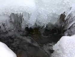 winter river Stock Footage