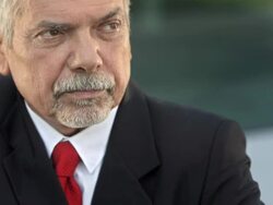 HD: Businessman Aiming With A Bow Stock Footage