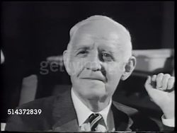 1966: ALLARD LOWENSTEIN: WS Al sitting in restaurant w/ others. VS Guests at table, socialist Norman Thomas (1884-1968), Mrs. & Mr. Frank Graham (president University of North Carolina). [VO Al on people he admires, fight for things you believe in.] Instructional Video