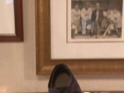 Elvis Presley Owned and Worn Blue Suede Shoes Stock Footage