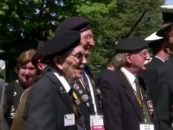 Duke of Edinburgh Meeting Veterans in Bayeux News Clip