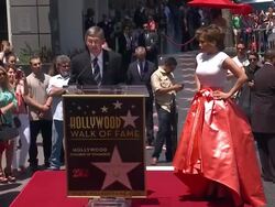 Jennifer Lopez at Jennifer Lopez Honored With Star Stock Footage