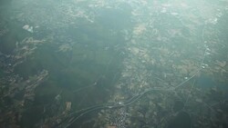 AERIAL VIEW of suburb of Istanbul Stock Footage