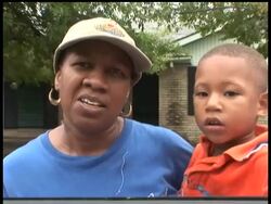 Residents who rode the storm out in Texas talk about what the endured and the damage that now surrounds them. News Clip