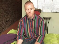 Hercules and Love Affair Interview (clip 6) Stock Footage