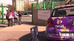 CLEAN : Mandela heavy media presence outside News Clip