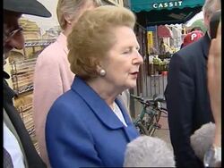 Iron Lady campaigns for Conservatives News Clip
