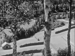 Village life, church services and dancing. Sweden, 1960s Stock Footage