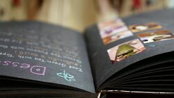 Woman reading menu for order in restauran Stock Footage