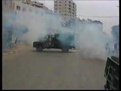 WEST BANK: PALESTINIAN SECURITY FORCES QUELL PROTESTS News Clip