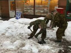 Heavy snowfall News Clip