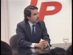 Spain - Bomb Victim Aznar Leaves Hospital News Clip