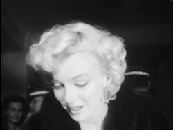 Marilyn Monroe visits Tokyo Army Hospital Stock Footage