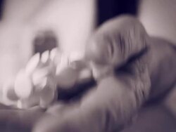 HD SLOW MOTION: Elderly Woman Doing An Overdose Stock Footage