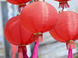 Paper Lanterns Stock Footage