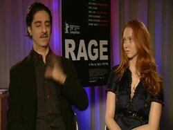 59th Berlin Film Festival: Rage Interviews Stock Footage