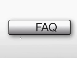Internet chat FAQ button Stock Footage