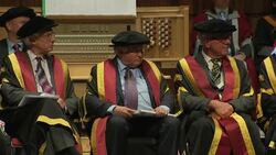 Clinton comments on Brexit as she gets Swansea degree News Clip