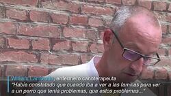 CLEAN : Perros para tratar a enfermos mentales en un hospital de Francia News Clip