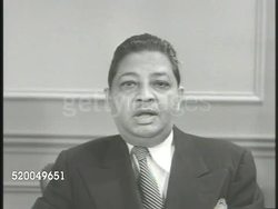 1952: CRUSADE IN THE PACIFIC COMMENTARY: VS India spokesman M.S. Dave talking about national freedom & economic development in Asia, relationship between United States & Asia. SOT Instructional Video