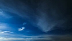 timelapse stars and moon in night sky Stock Footage