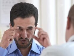 HD: Man Showing Pain Areas To Doctor Stock Footage