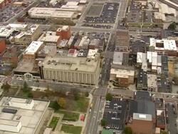 WS AERIAL View of Greensboro / North Carolina, United States Stock Footage