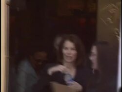 Dedication of Sherry Lansing's Footprints Stock Footage