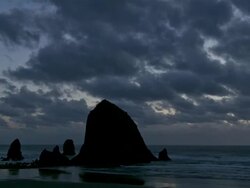 Cannon Beach Stock Footage