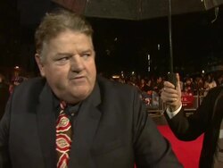 INTERVIEW: Robbie Coltrane on the production challenges, being nervous about the premiere, on how modern the story is, working with Mike Newell at "Great Expectation" Premiere: 56th BFI London Film Festival 2012 at Odeon West End on October 21, 2012 in Lon Stock Footage