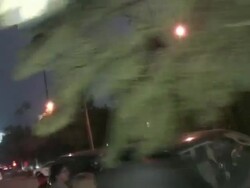 Melissa Joan Hart (R) and Taylor Spreitler leaving The 2010 Stock Footage